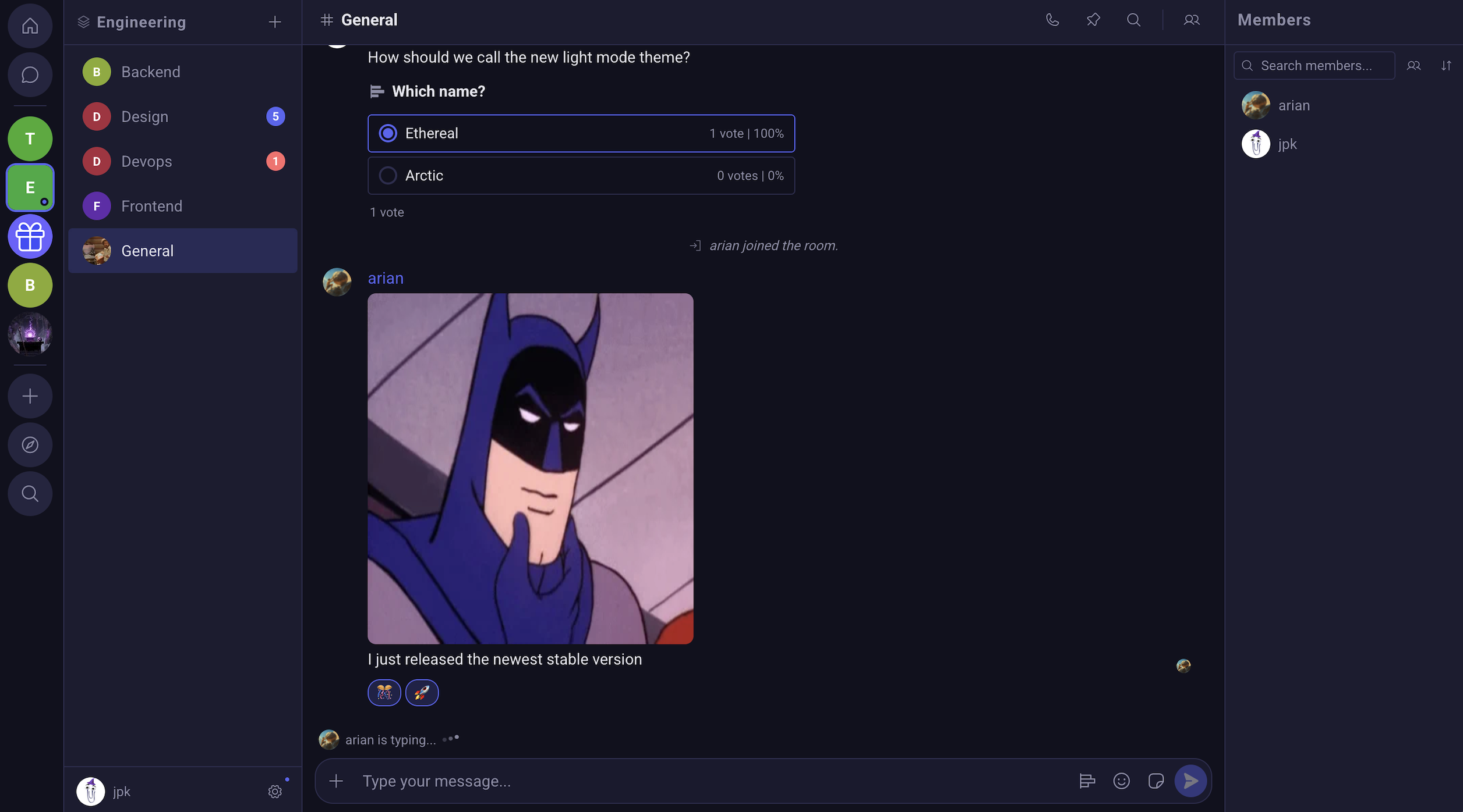 WizardChat fullscreen interface
